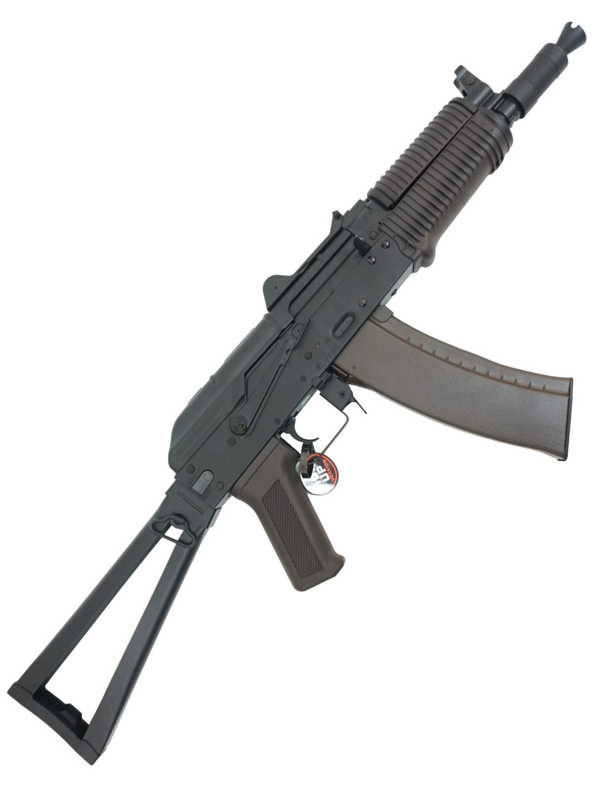 Автомат страйкбольный (Cyma) CM045, RKC-74У (АКС-74У), AEG, металл, черный пластик, ЗУ, АКБ
