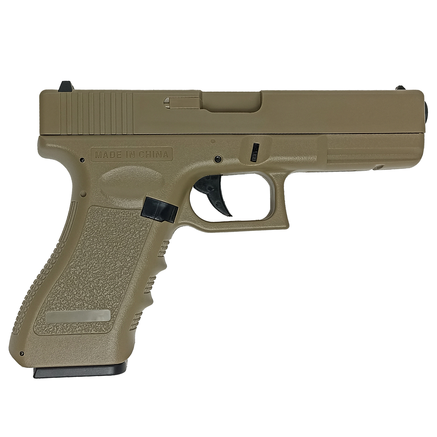 Пистолет страйкбольный (Cyma) CM030(TN) Glock 18C TAN