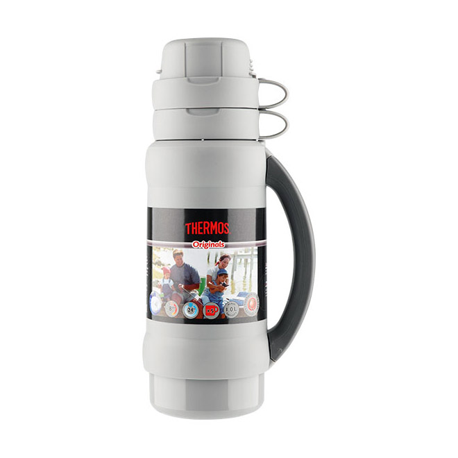 Термос Thermos 34-50 объем 0,5 л (2 чашки, стеклянная колба)