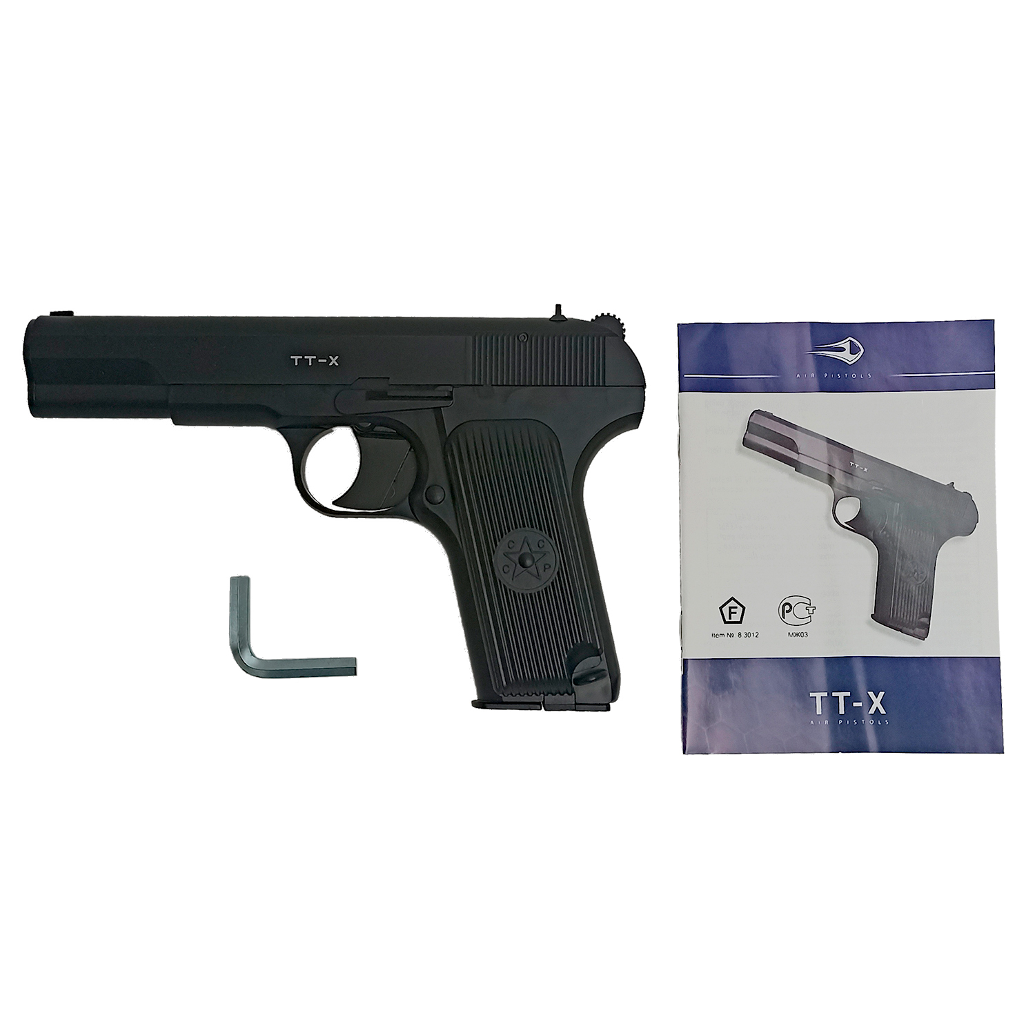 Пневматический пистолет Borner TT-X (ТТ), калибр 4,5 мм
