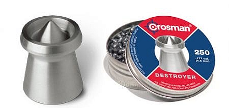 Пули "Crosman Destroyer" 4,5 мм. 7.4 Гран. (250 шт.)