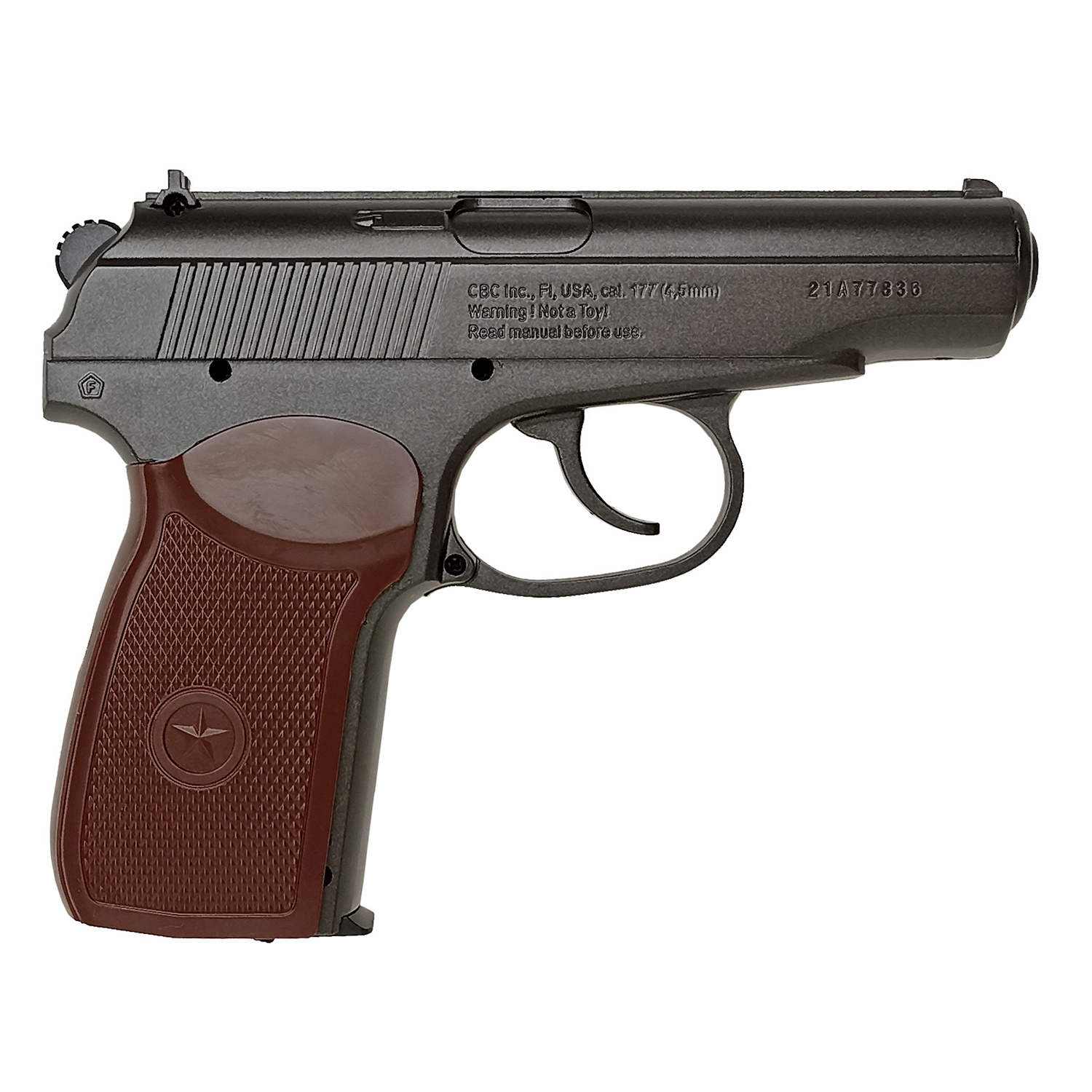 Пистолет пневматический Borner PM49 (баллончики 3 шт + шарики 250 шт)