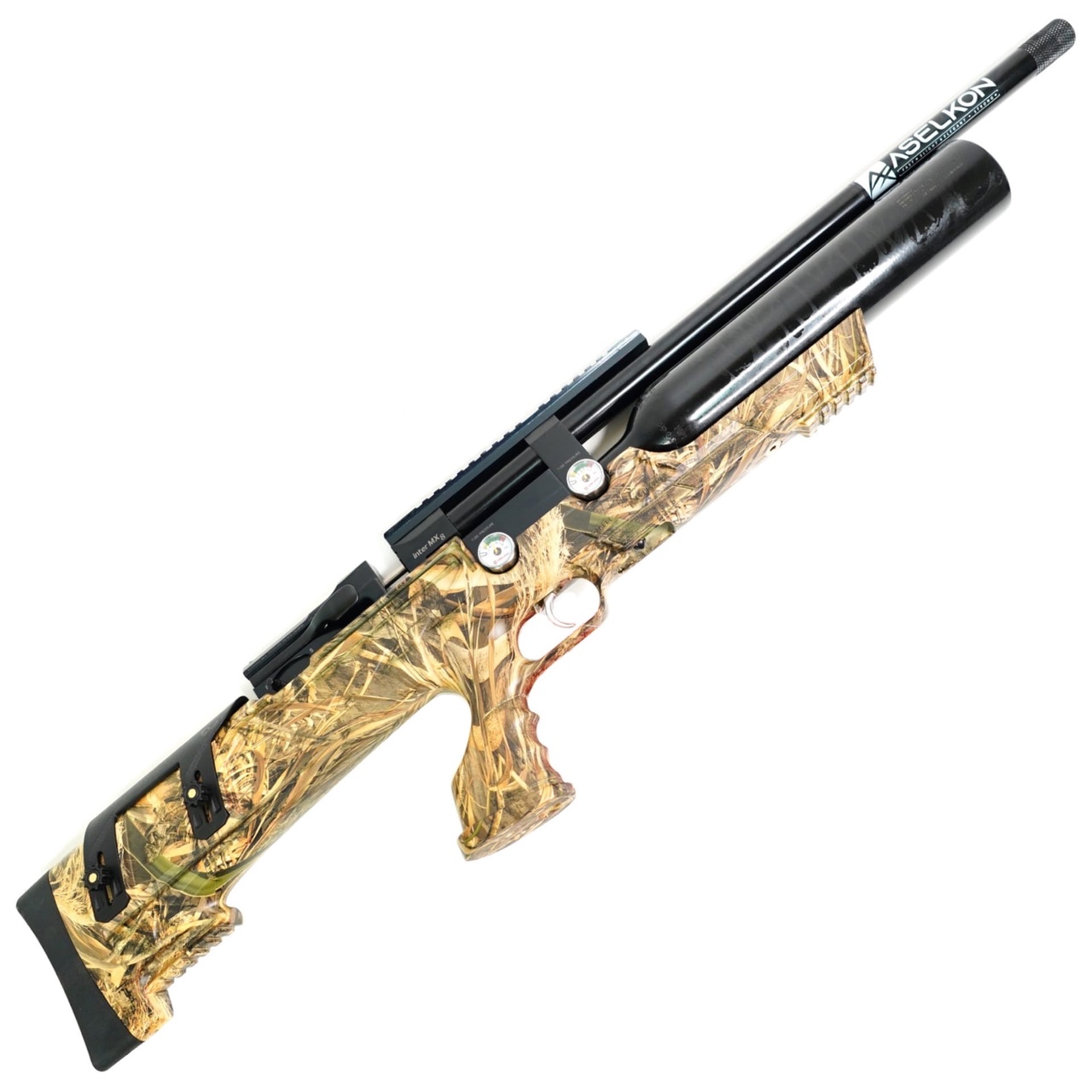 Винтовка пневматическая ASELKON MX 8 Camo Max-5, калибр 6,35, 3 Дж (РСР, пластик)