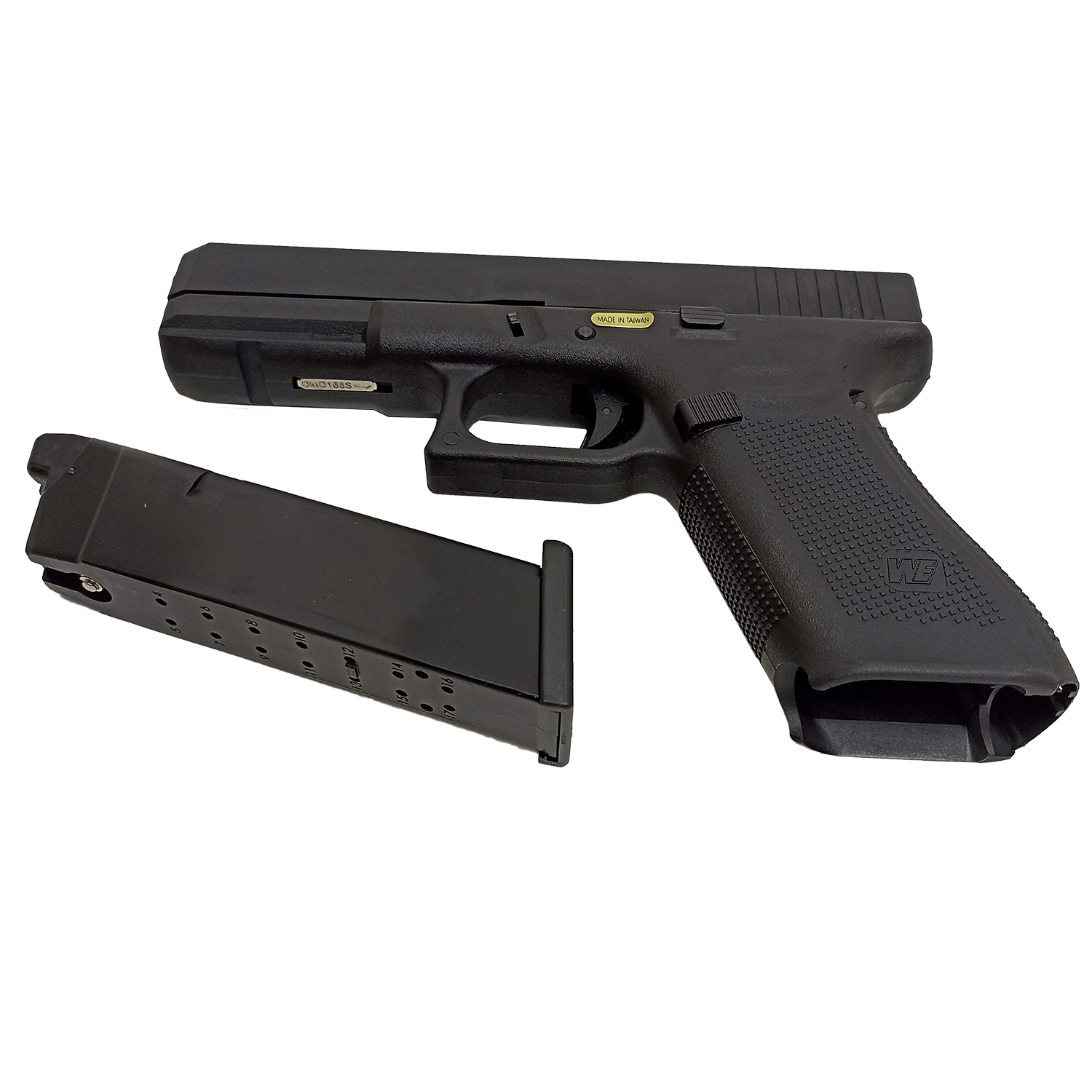 Пистолет страйкбольный WE Glock 17 Gen5, WE-G001VB-BK