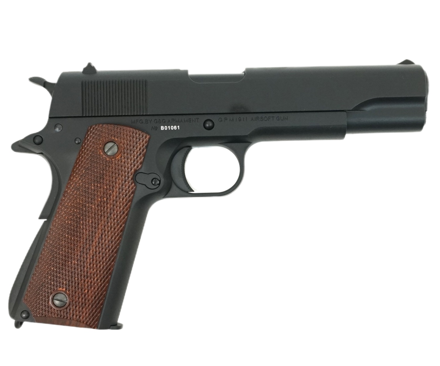 Пистолет страйкбольный (G&G) COLT M1911, металл, GAS-GPM-191-BBB-ECM
