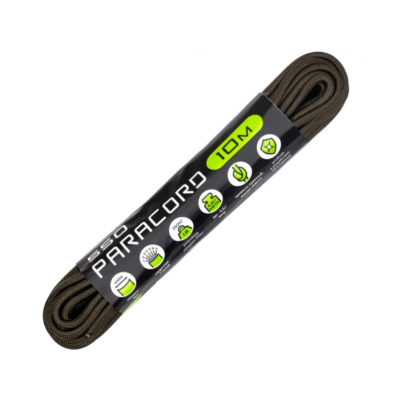 Паракорд 550 CORD nylon 10 метров RUS (brown)