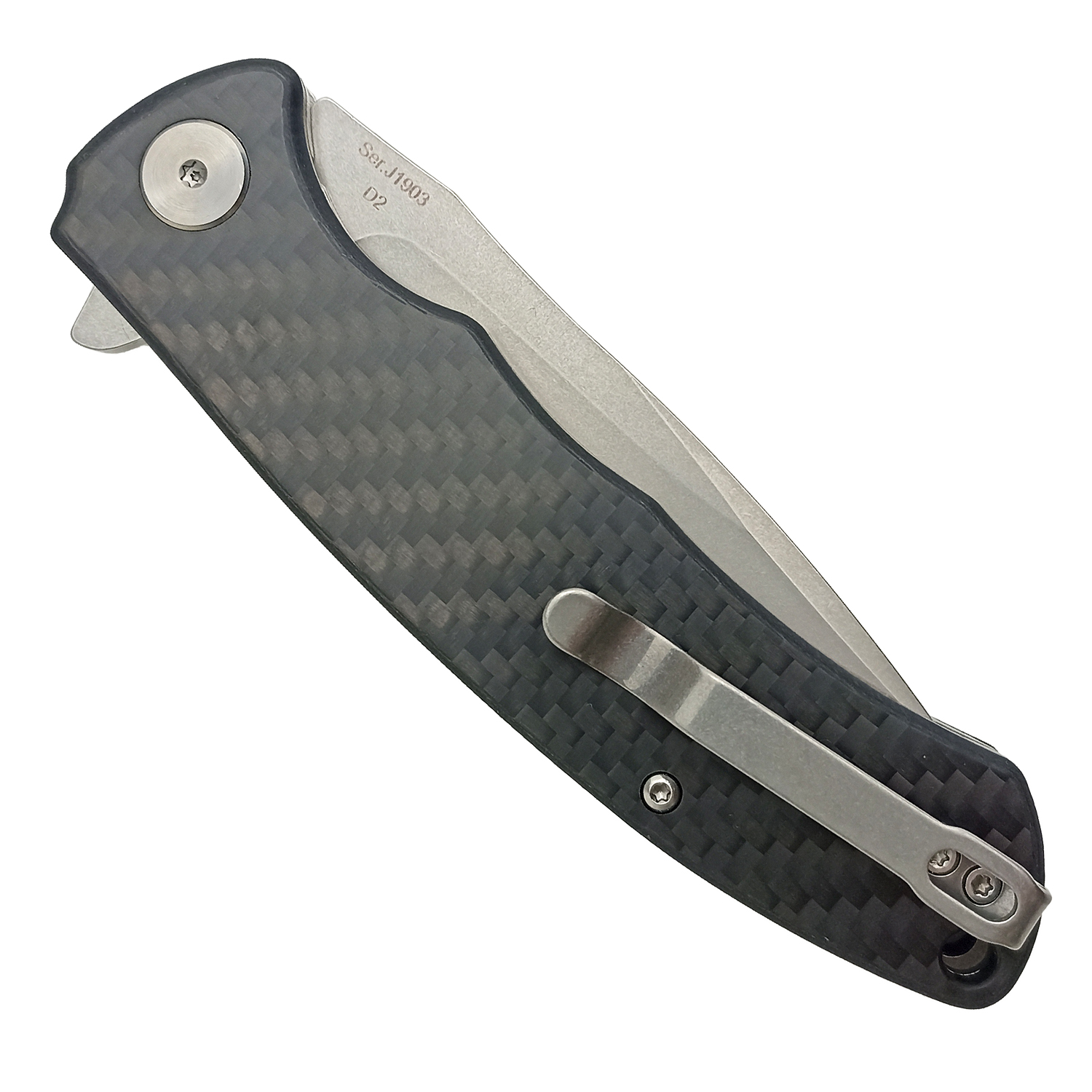 Нож CJRB Taiga J1903-CF, рукоять карбон, AR-RPM9
