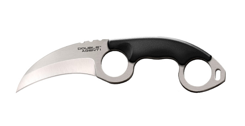 Нож Cold Steel Double Agent 1, AUS-8A, black