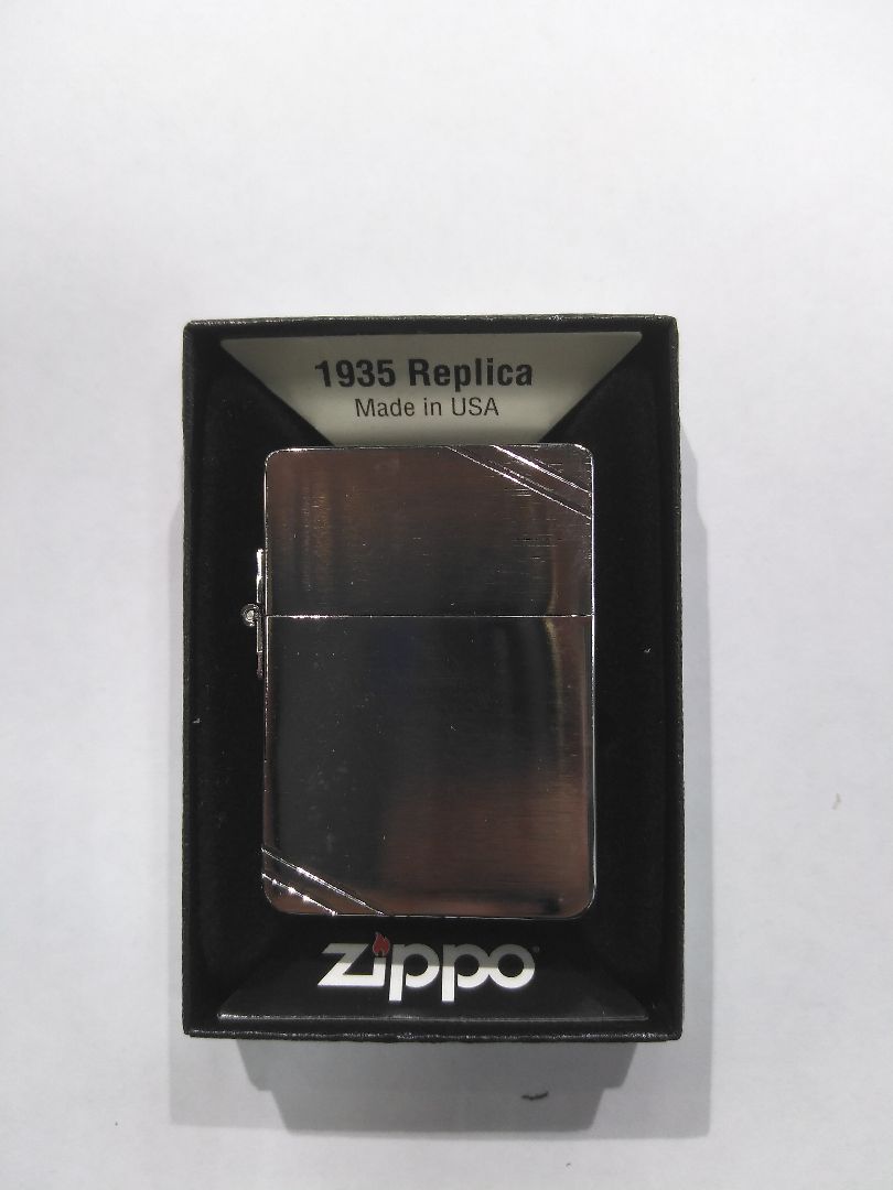 Зажигалка Zippo 1935 Replica Brushed CHROME