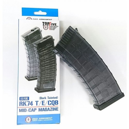 Магазин механический G-08-147-1 RK74 T/E/CQB на 115 шаров Dark Tained (G&G)