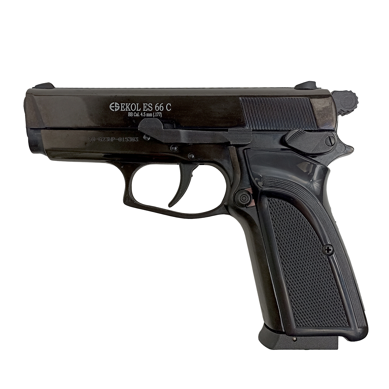 Пистолет пневматический EKOL ES 66 C Black (металл) кал. 4,5 мм. 3 Дж.