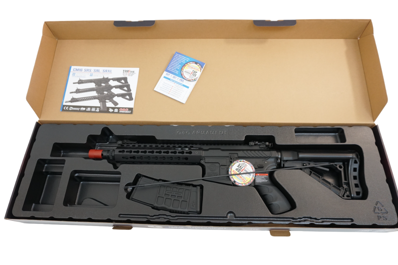 Страйкбольный автомат (G&G) CM16 SRL, body - plastic EGC-16P-SRL-BNB-NCM