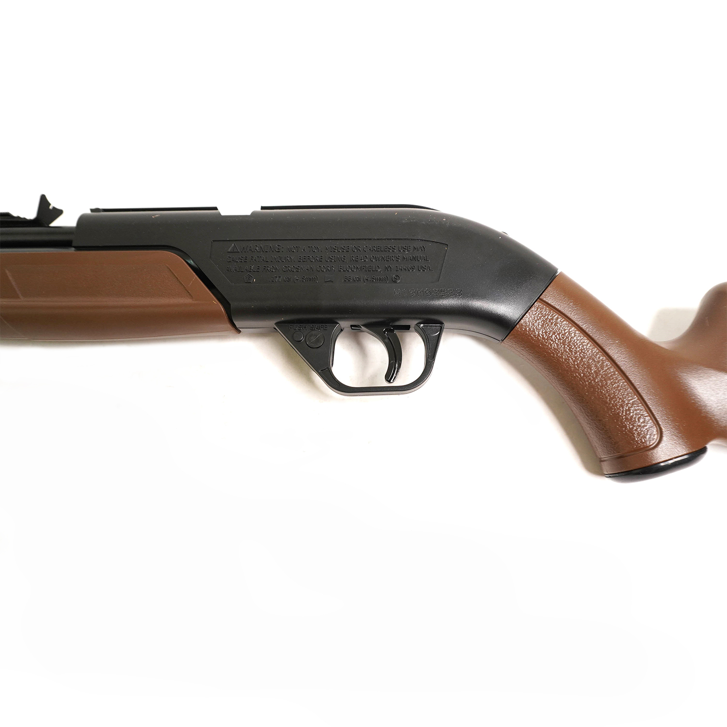 Пневматическая винтовка Crosman 760 B (коричневая, пластик, накачка), калибр 4,5 мм