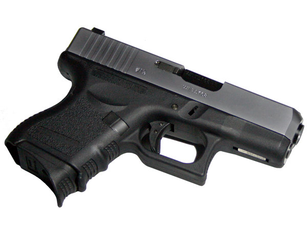 Пистолет страйкбольный (WE) Glock-27 gen3, металл слайд, хромированный,WE-G006A-SV