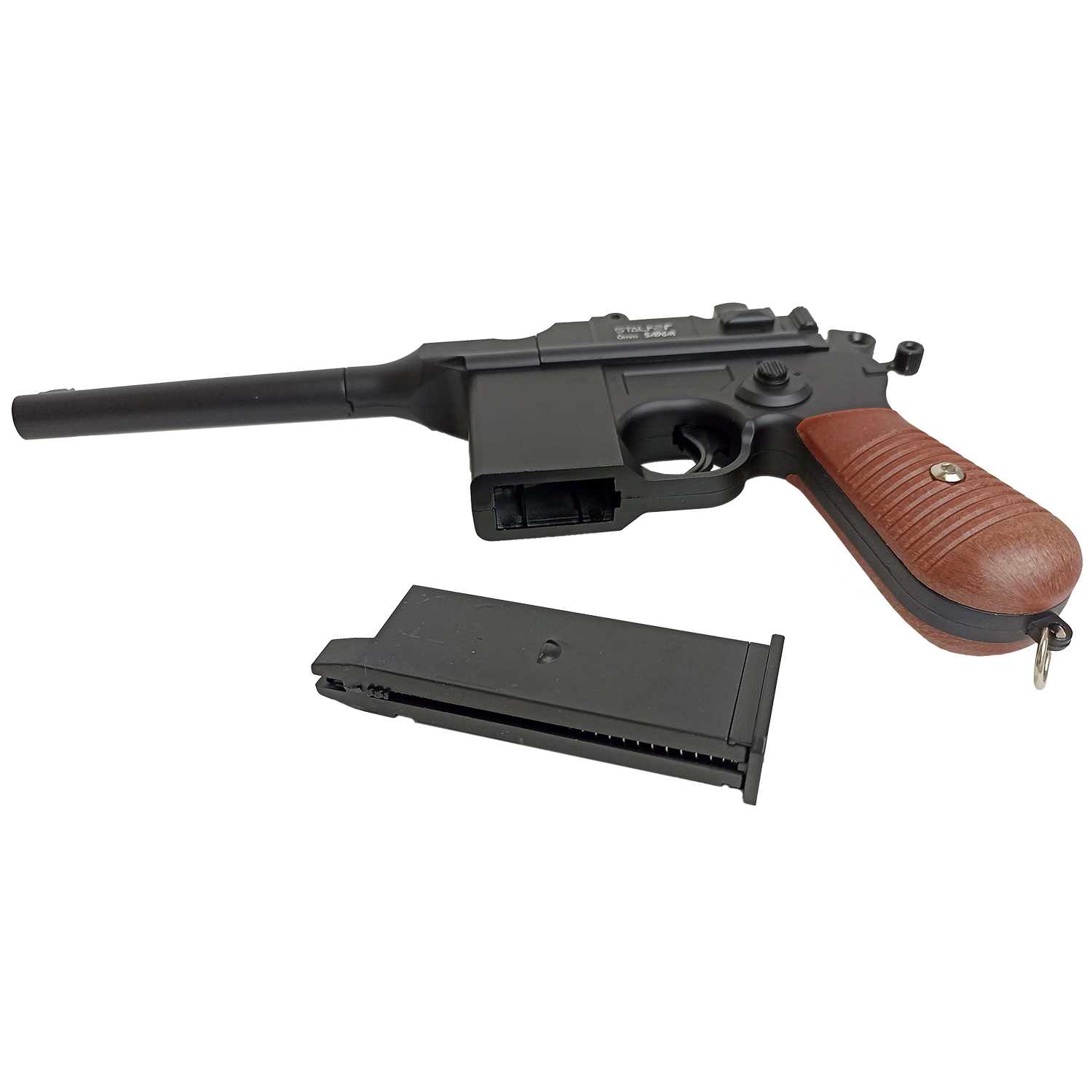 Пистолет страйкбольный Stalker SA96M Spring (Mauser C96), 6 мм