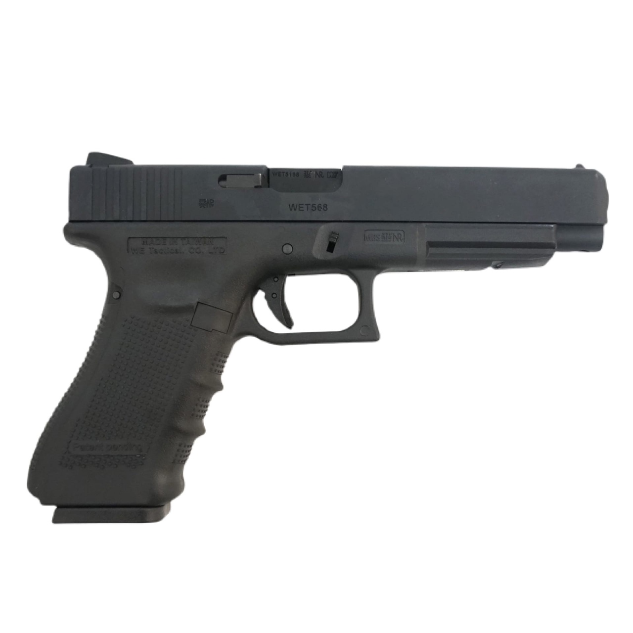 Пистолет страйкбольный (WE) Glock-34 gen4, металл слайд, GP625B WE-G008B-BK