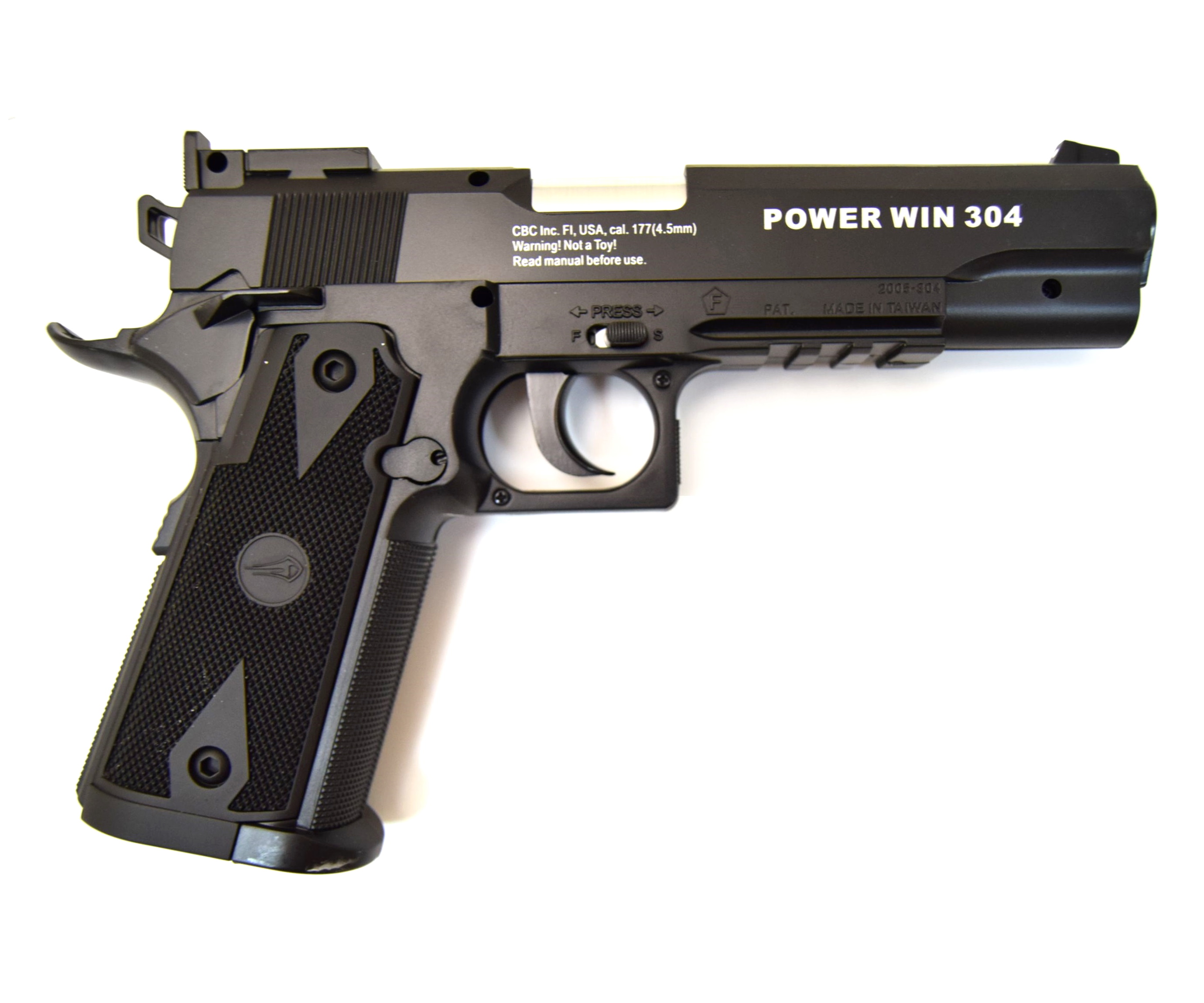 Пистолет пневматический Borner Power win 304 ("Hi-Capa")