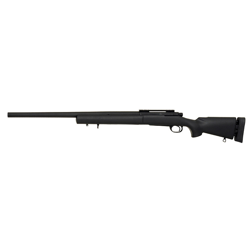 Винтовка страйкбольная (CYMA) M24 SWS, черный пластик, рельса, антабки SPRING CM.702