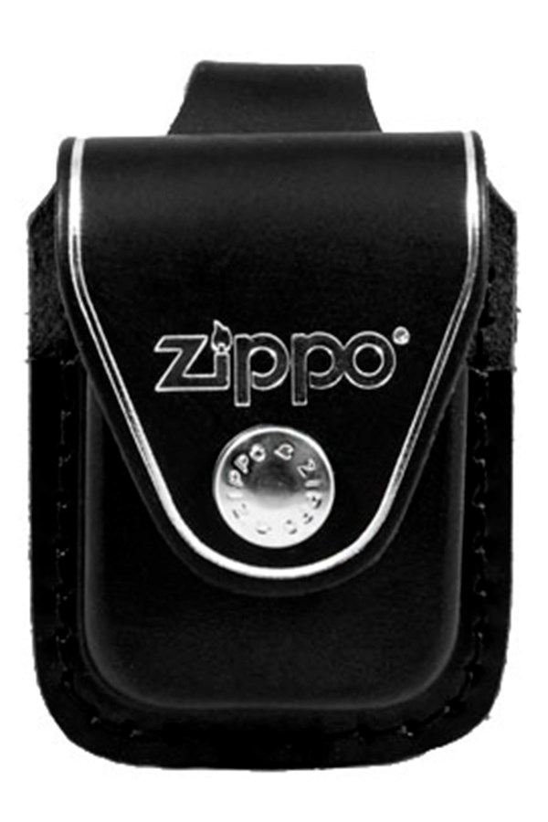 Чехол черный с петлей Zippo LPLBK