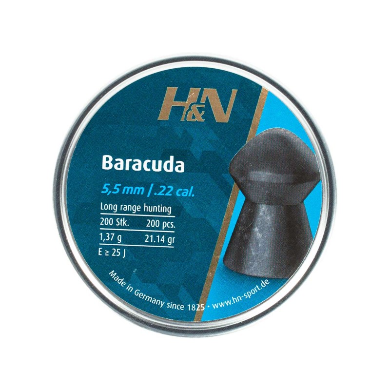 Пули пневаматические "H&N Baracuda" калибр 5,5 мм, вес 1,37 г (200 шт)