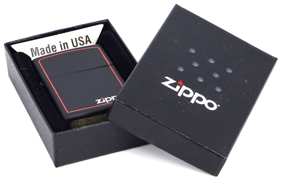 Зажигалка Zippo 218ZB CLASSIC black matte with zipp