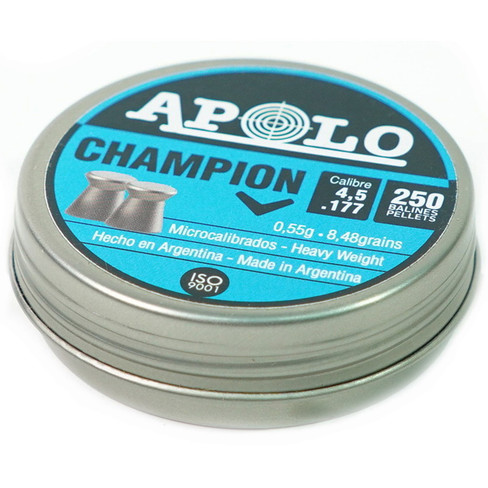 Пули пневматические APOLO "Champion" 4.5 мм. 0,55 гр. (250 штук)