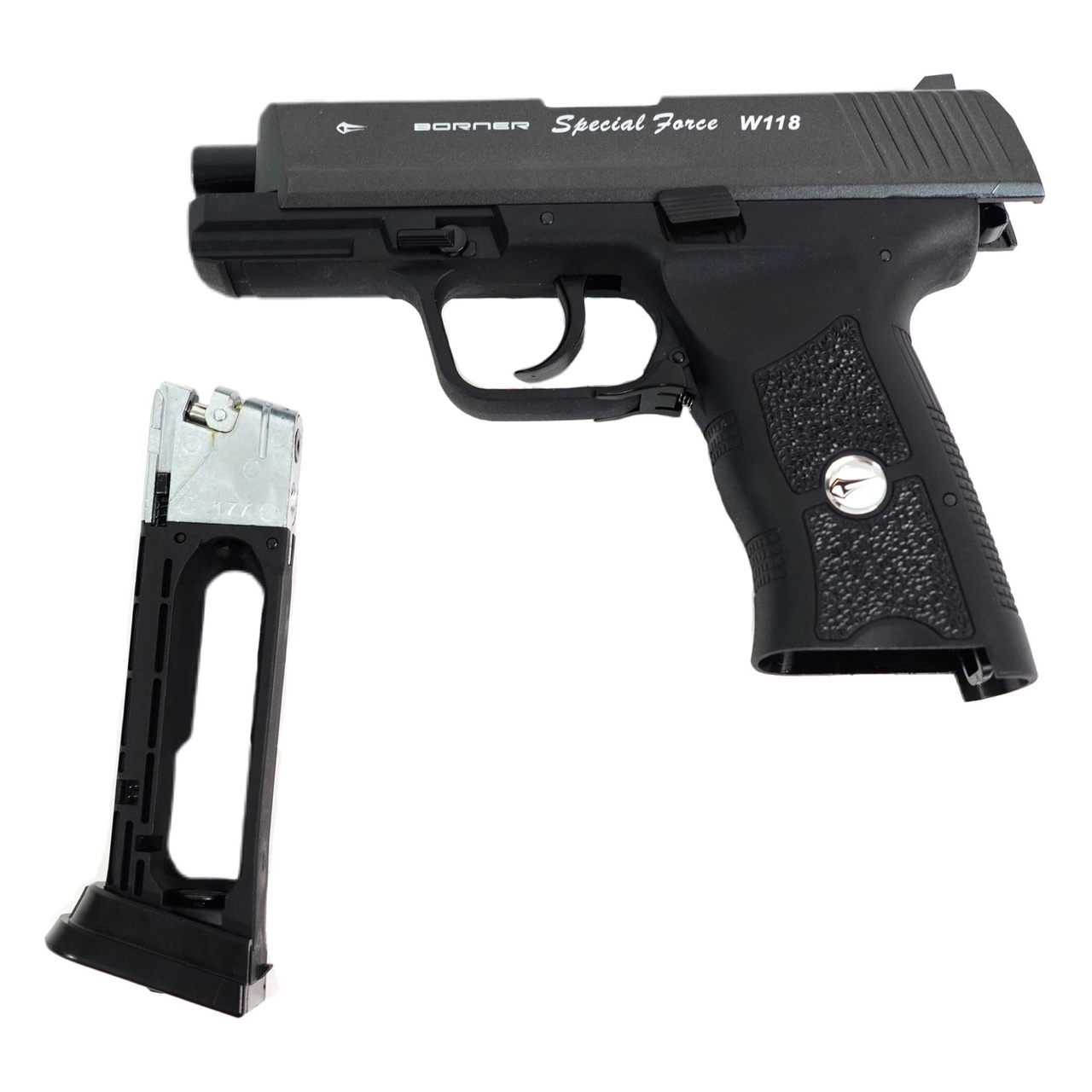 Пистолет пневматический Borner W118 (H&K P2000)