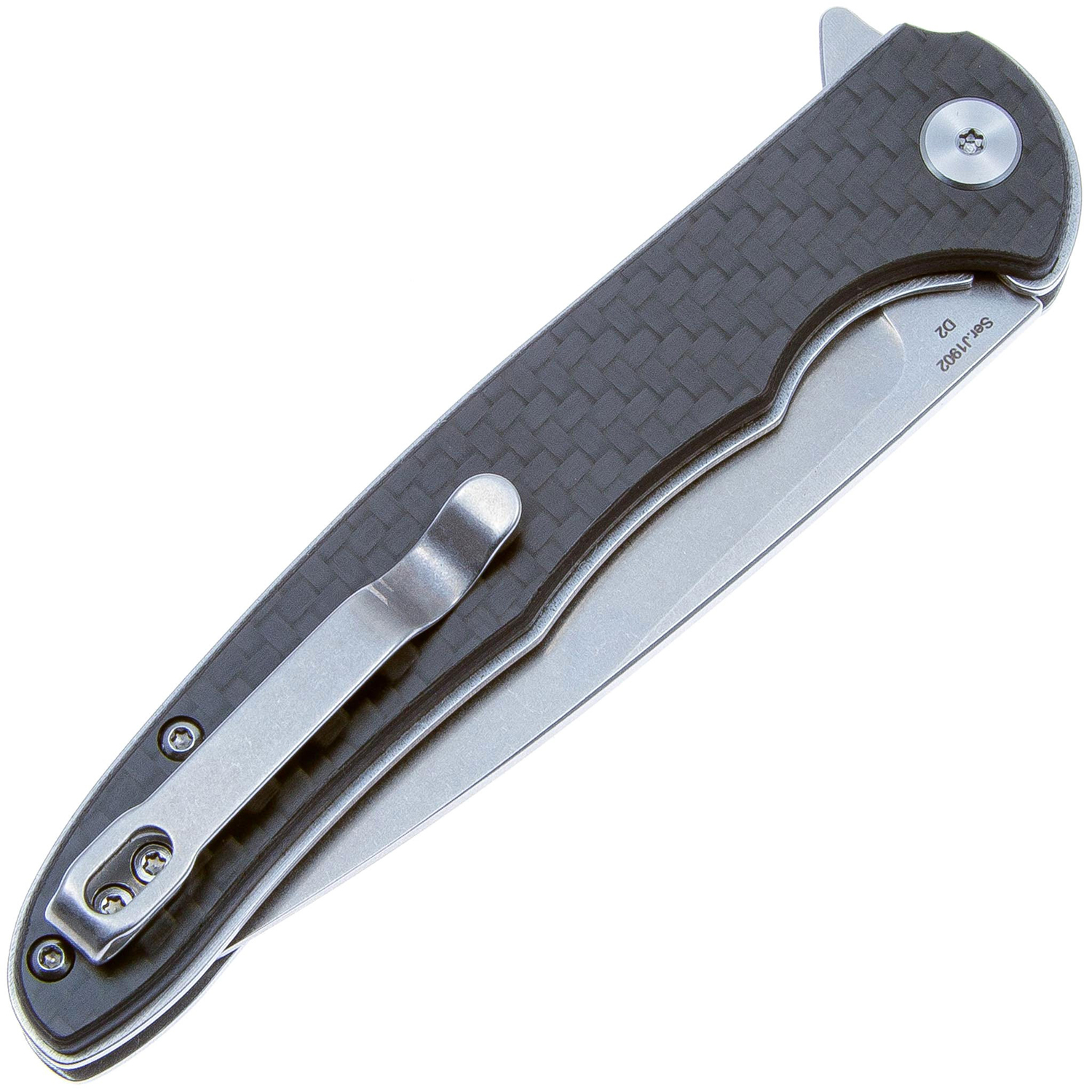 Нож CJRB Briar J1902-CF, рукоять карбон, D2 