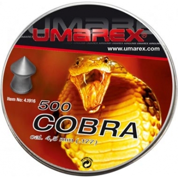 Пули пневматические "Umarex Cobra" 4,5мм (500 шт)