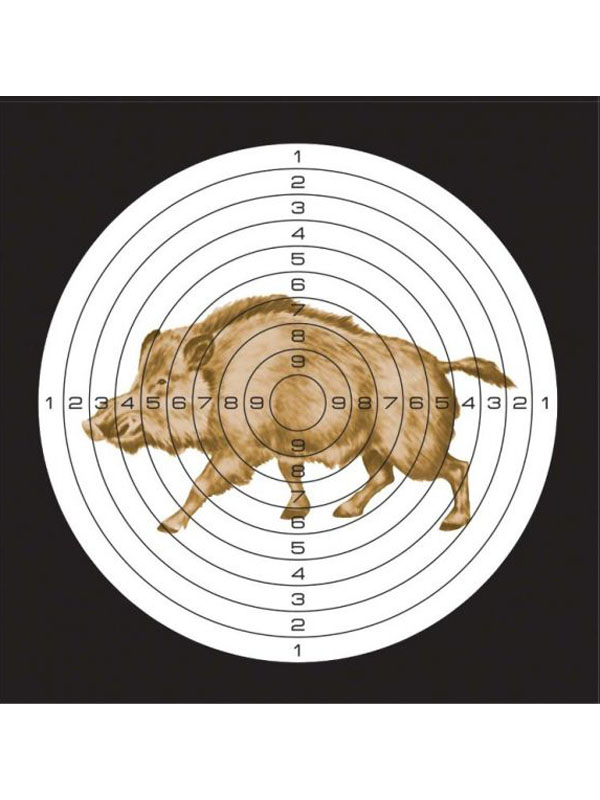 Мишень цветная, рисунок КАБАН (140х140)