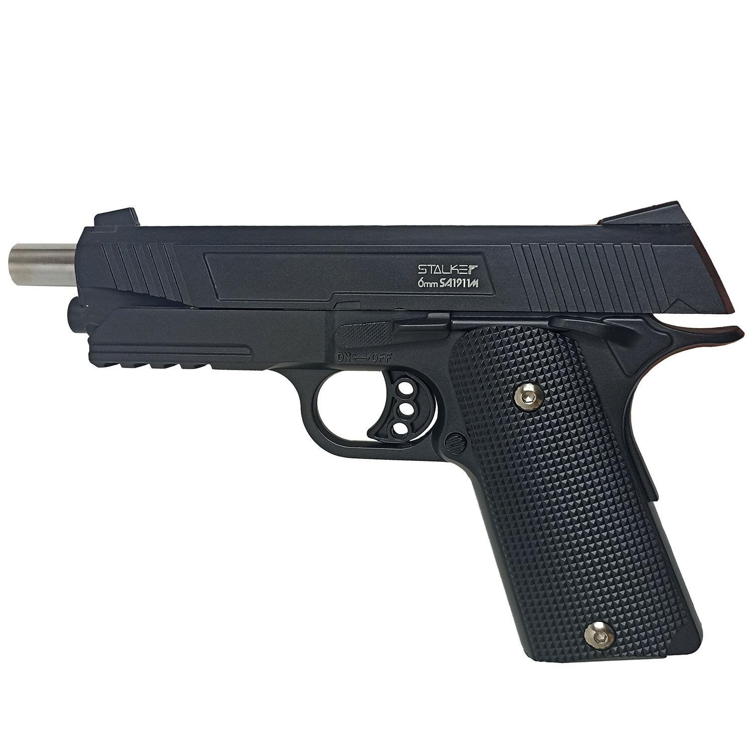 Пистолет страйкбольный Stalker SA1911M Spring (Colt1911 Rail) 6мм