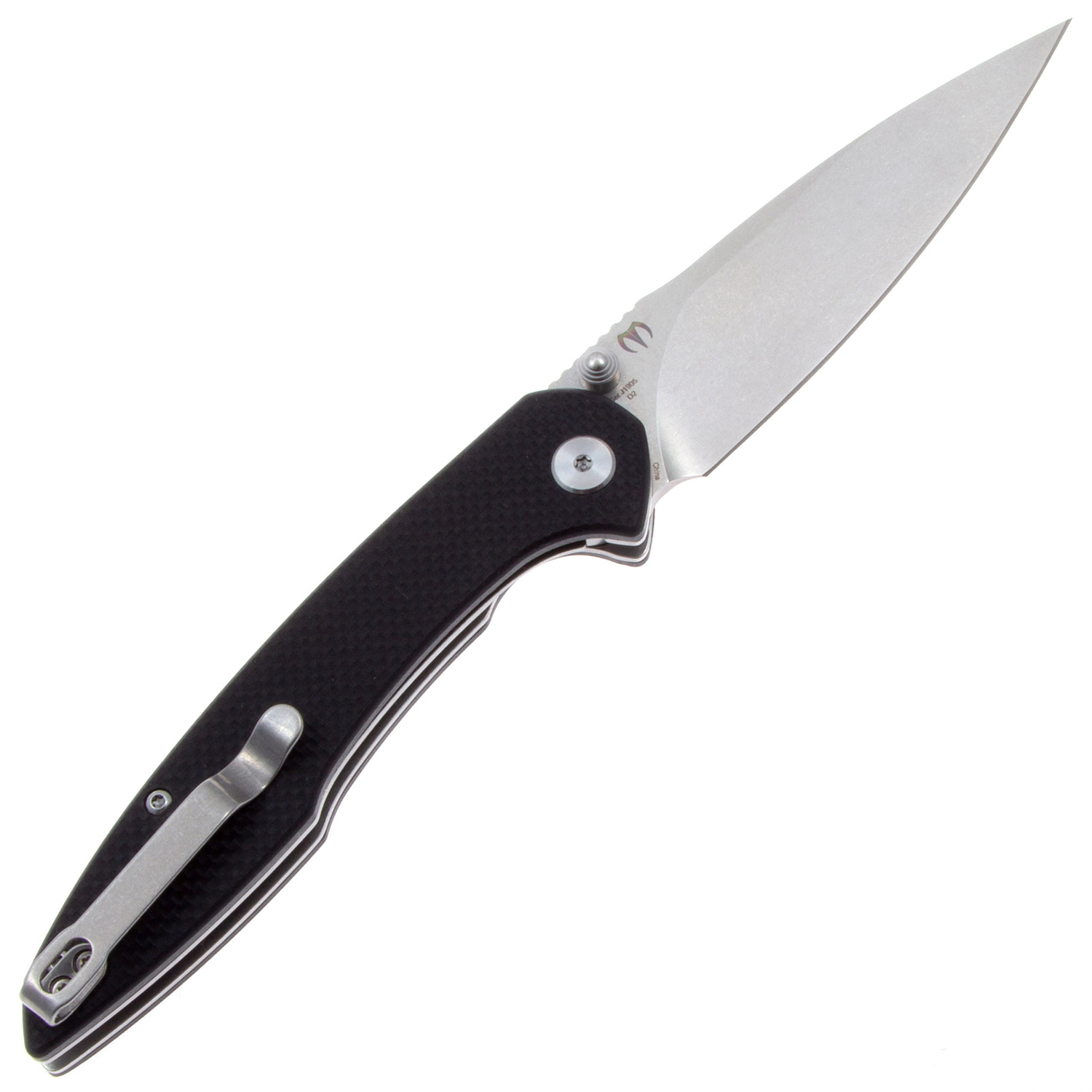 Нож CJRB Centros J1905-BKF, рукоять черная G10, D2