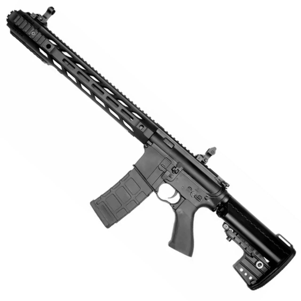Страйкбольный автомат (CYMA) M4, нейлон, пластик, складной приклад, ЗУ, АКБ - CM618