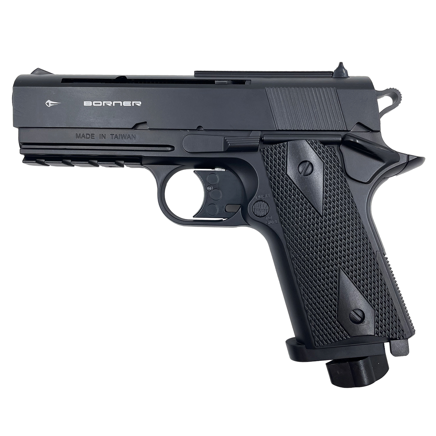 Пистолет пневм. Borner WC401 (баллончики 3 шт + шарики 250 шт)