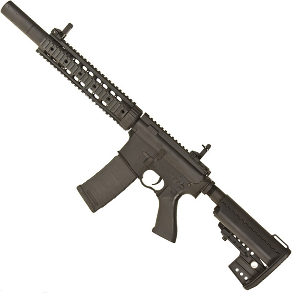 Автомат страйкбольный (Cyma) CM070 M4, металл, пластик, складной приклад, ЗУ, АКБ