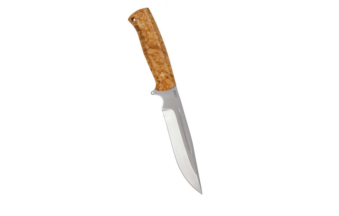 Нож АиР "Леший" ЦМ, карельская береза, 95х18	