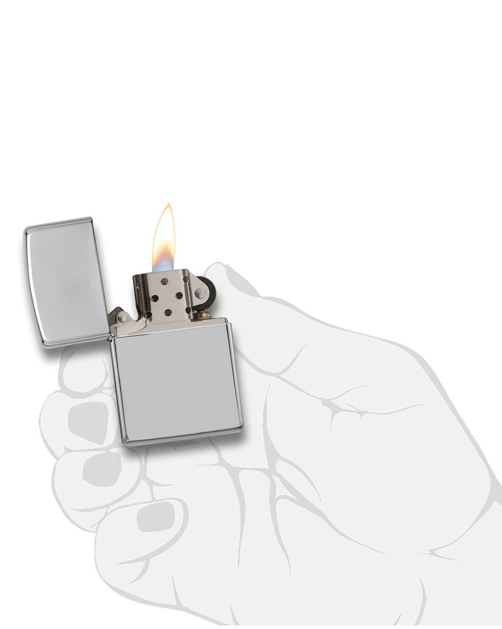 Зажигалка Zippo 250 High Polish Chrome