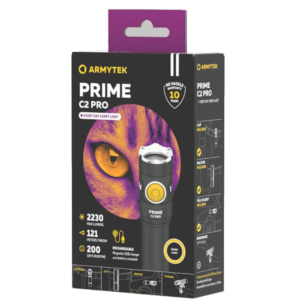 Фонарь Armytek Prime C2 Pro XP-L Magnet USB белый свет