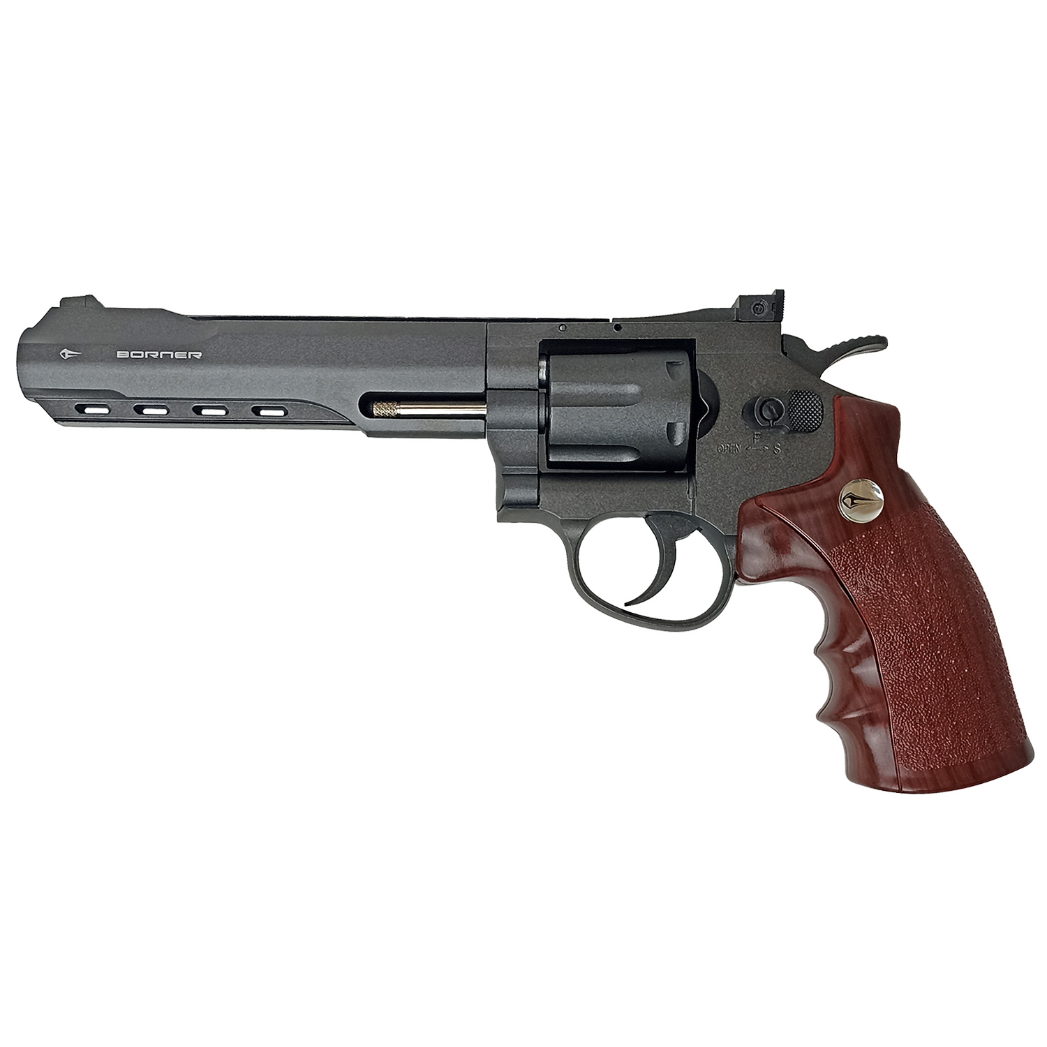 Пневматический револьвер Borner Super Sport 702 (Smith&Wesson), калибр 4,5 мм