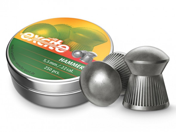 Пули пневматические "H&N Excite Hammer" калибр 5,5 мм гладк, 250шт/уп, 0,95г