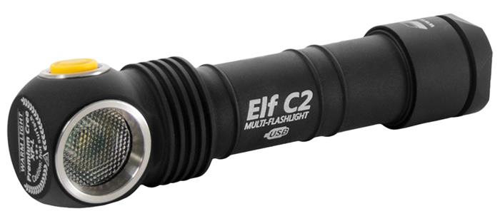 Фонарь налобный Armytek Elf C2 XP-L USB (Серебро)