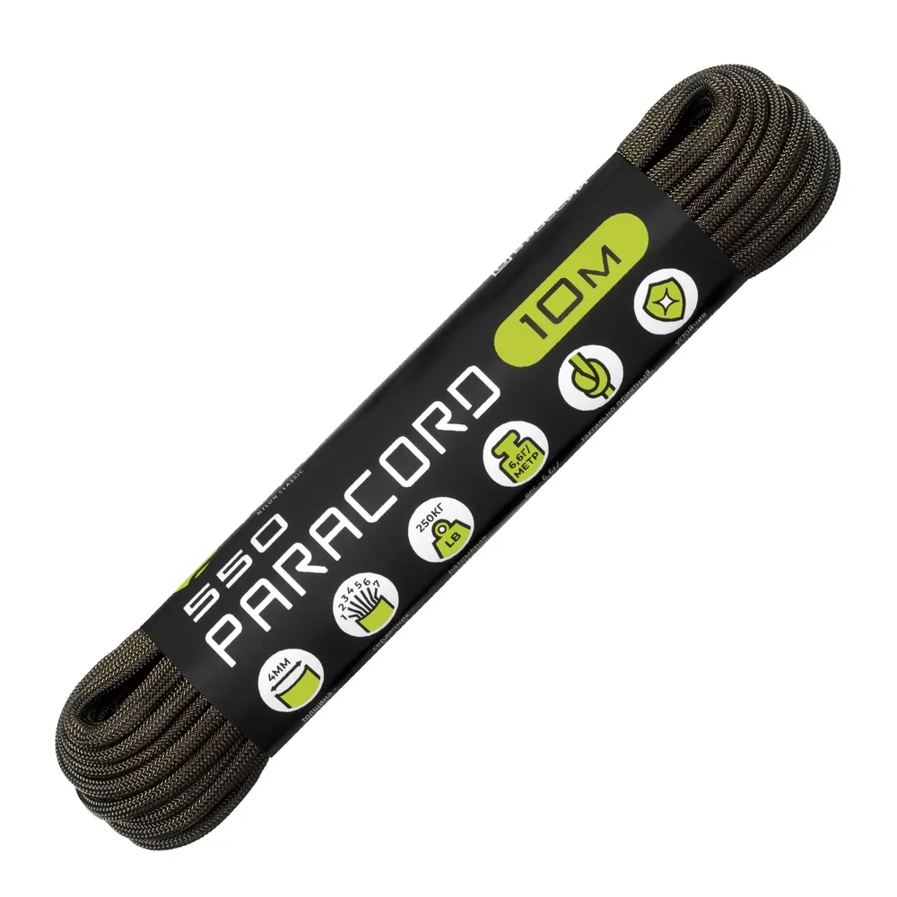 Паракорд 550 CORD nylon 10 метров RUS (khaki)