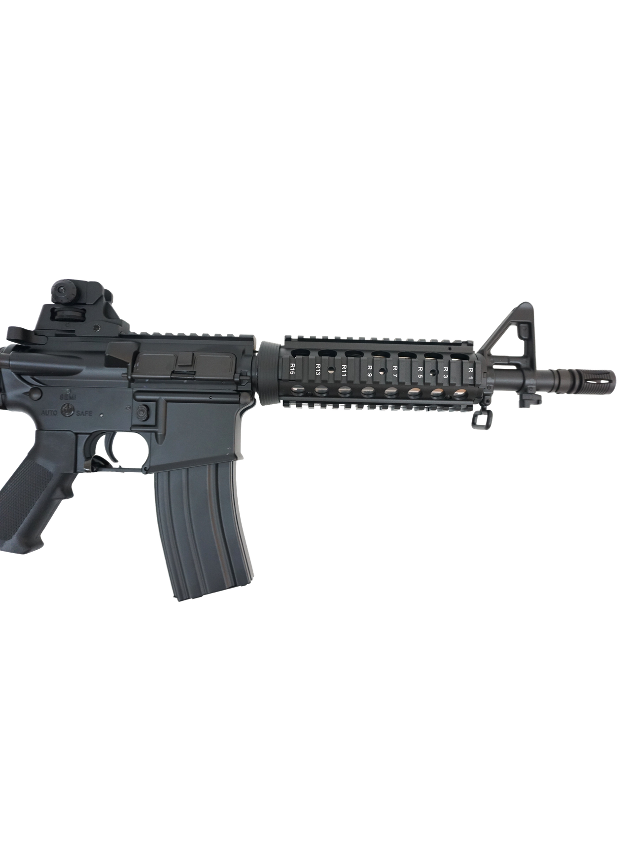Автомат страйкбольный (Cyma) CM002 M4CQB металл, черный пластик, складной приклад, ЗУ, АКБ