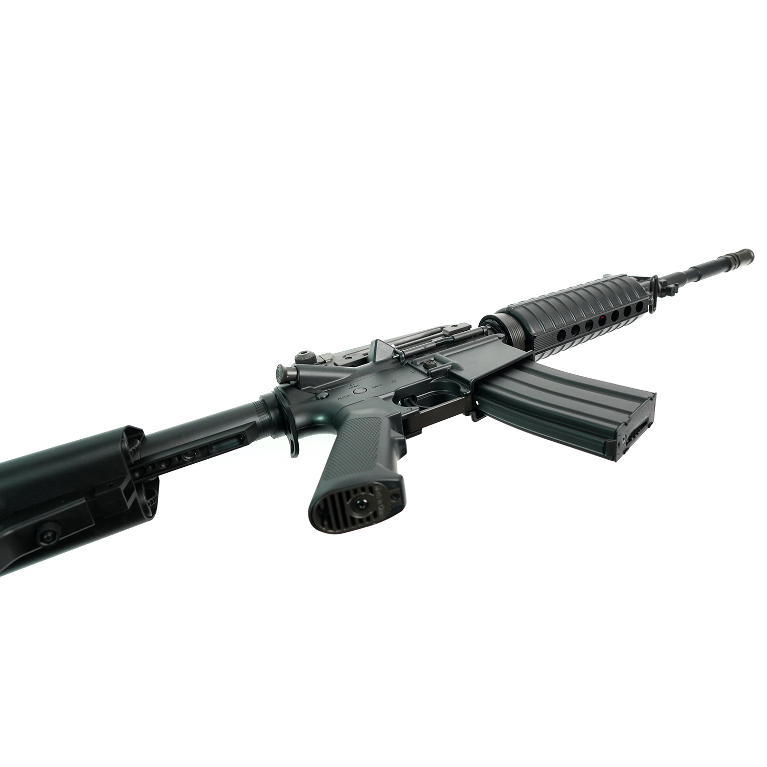 Модель автомата (Cyma) M4, нейлон, пластик, складной приклад, ЗУ, АКБ - CM510