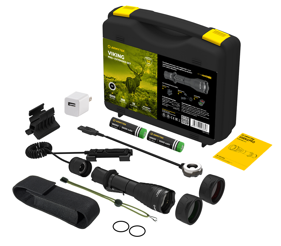 Набор Armytek Viking Pro Magnet USB Extended Set