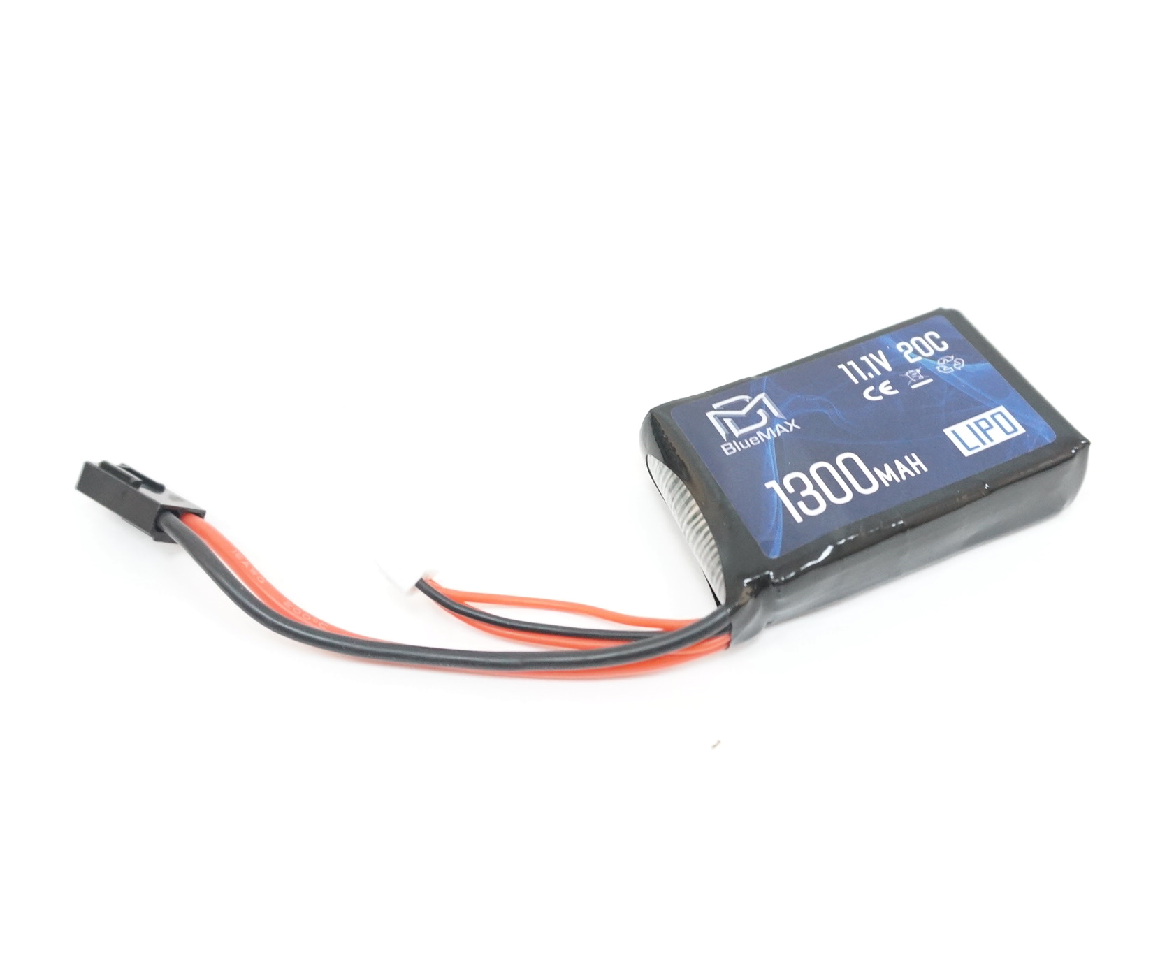 АКБ BlueMAX 1300mAh LiPO 11.1V 20C stick (PEQ/AN-15) 17x43x65mm (приклад весло)