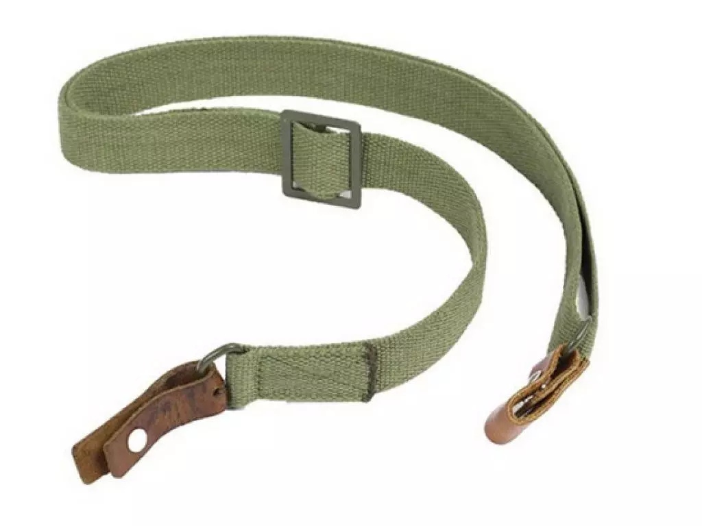 Ремень АК (1 карабин) на кожаных шлевках AS-SL0020OD