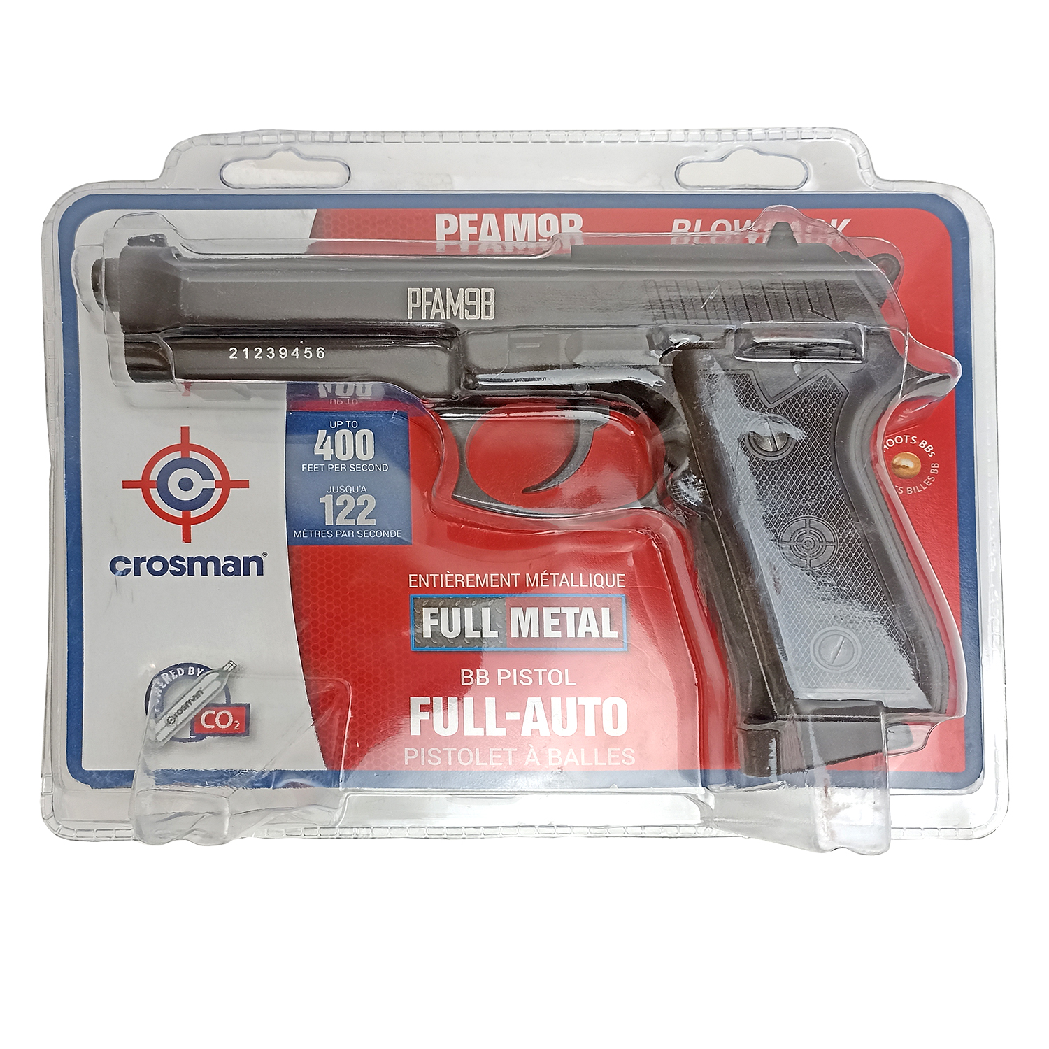 Пневматический пистолет Crosman PFAM9B (beretta) 4,5 мм