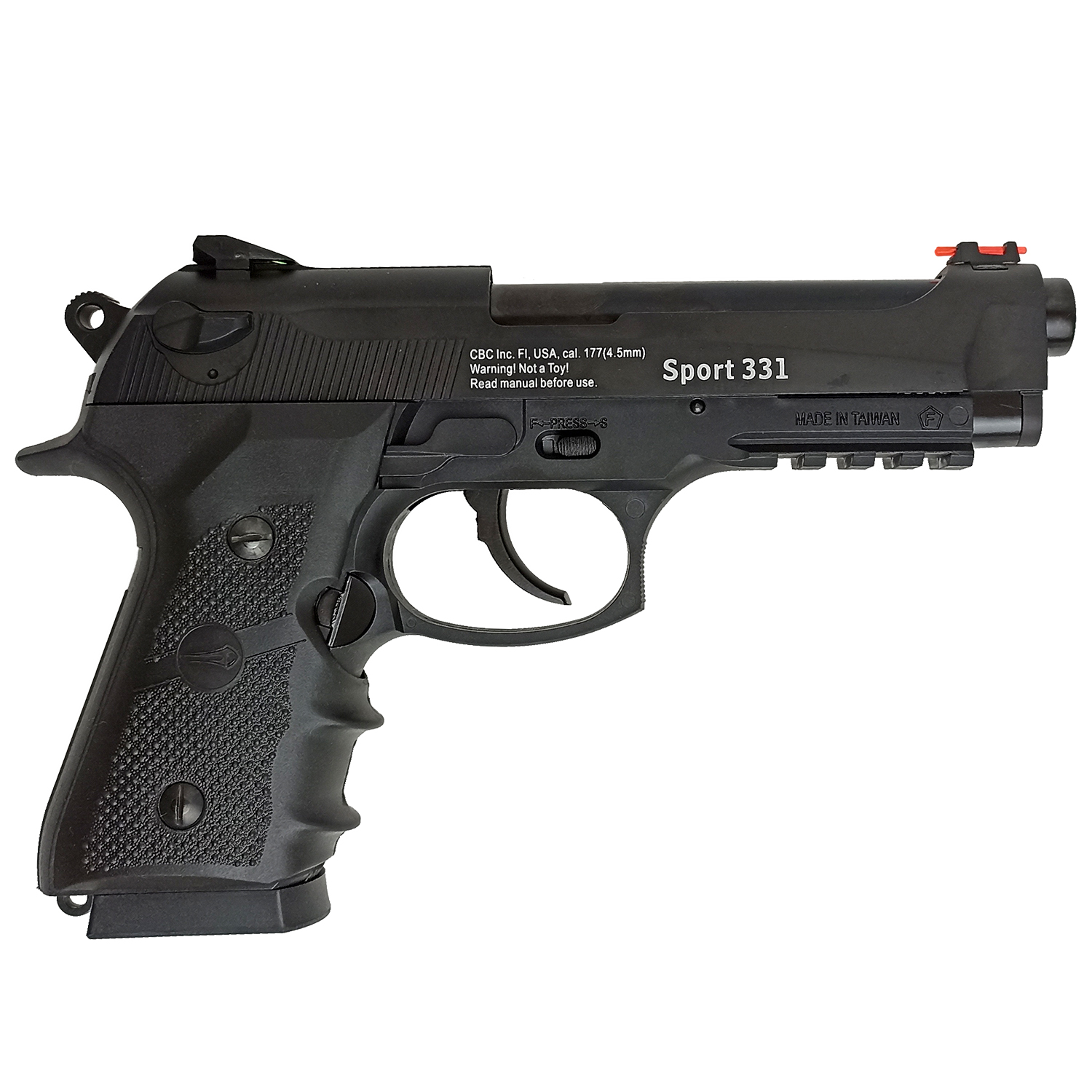 Пистолет пневматический Borner Sport 331 (баллоны 3 шт + шарики 250 шт)
