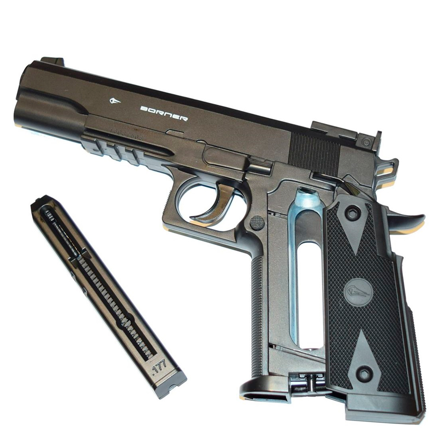 Пистолет пневматический Borner Power win 304 ("Hi-Capa")